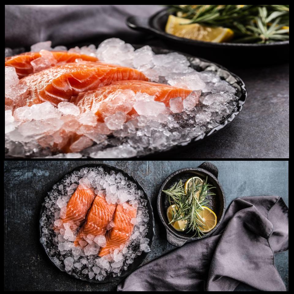 Sashimi Salmon Serving Size 6 Pcs