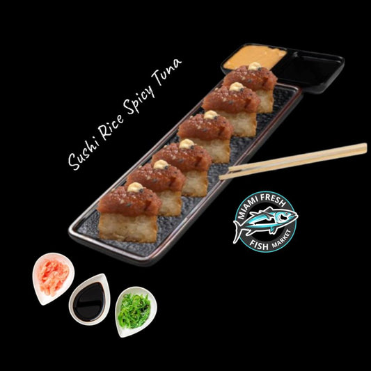 Sushi Crispy Rice Spicy Tuna 6 PCS