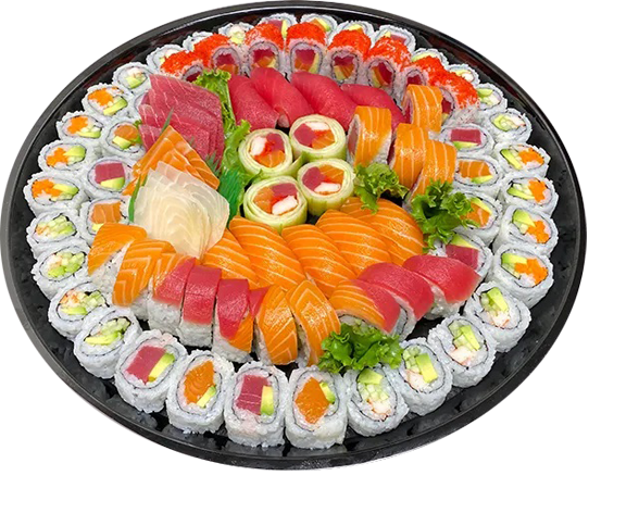 Smoked White Fish with Mix Tuna Salad | 16" Platter