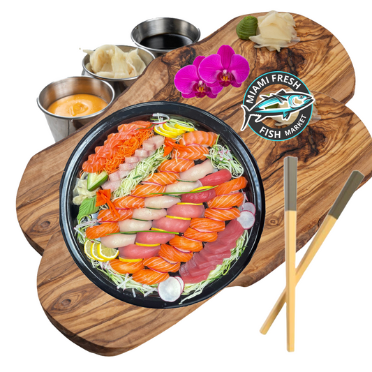 Mix Sashimi & Nigiri Platter | Tuna Salmon Hamachi | 36 -72 Piece