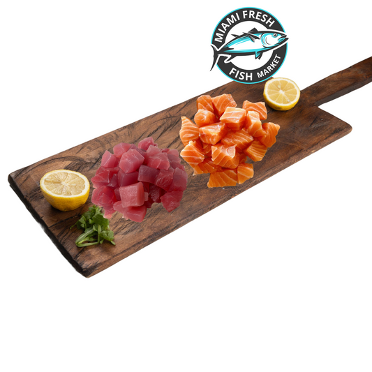 Sushi Grade Fish Kit Salmon & Tuna Hamachi Mix