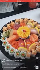 #18 Tropical Sushi Roll Serving size 8 Pcs