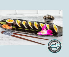 Tropical Sushi Roll Serving size 8 Pcs