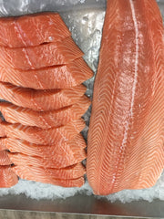 Salmon Wild Caught Fillet Per Pound | Sushi Grade | Whole Avalibale