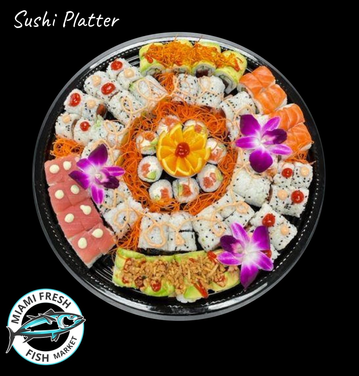 #6 Tuna Avocado Sushi Roll Serving size 8 Pcs