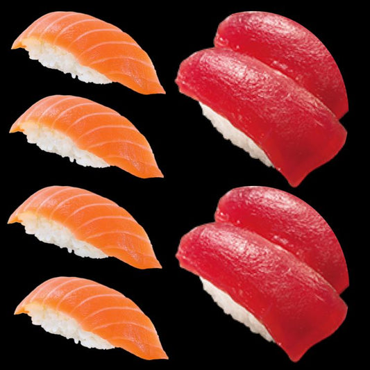 Nigiri Mix Salmon Tuna Platter Serving 8 PCs
